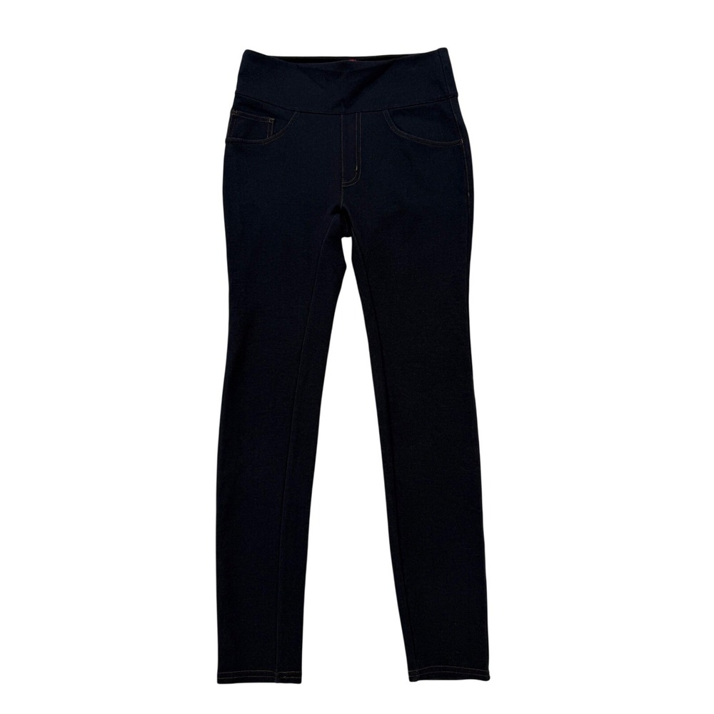 Spanx Women's Small Petite Navy Blue Denim Look Jeggings Women's Size S/P (223)